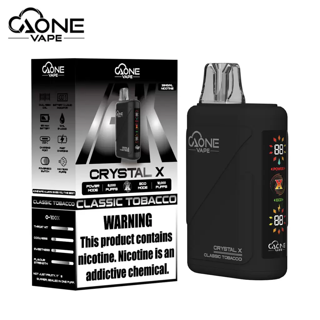 AONE Crystal X 水晶 2 代｜16000 口大容量一次性電子煙 商品特色 7