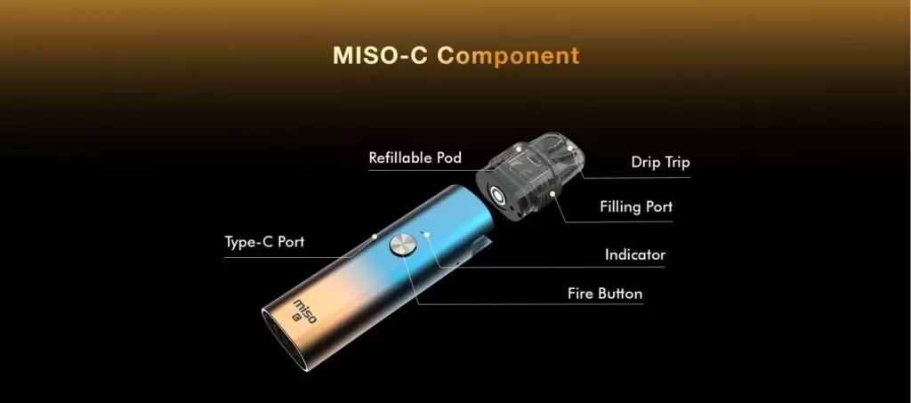 正品 Univapo Miso C 小煙主機 商品特色 5