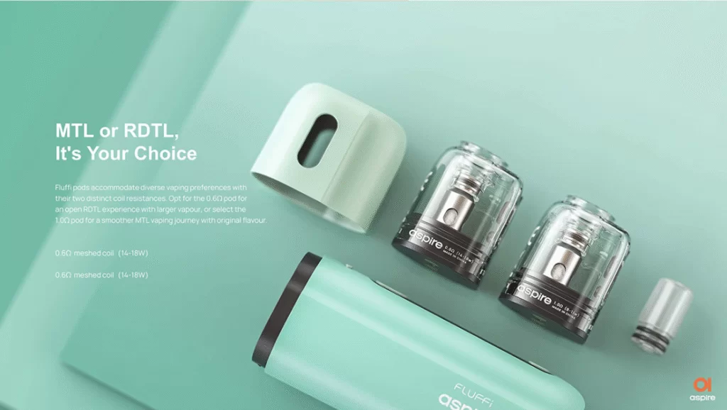 Aspire Fluffi POD 1500mAh 酪梨寶寶 商品特色 6
